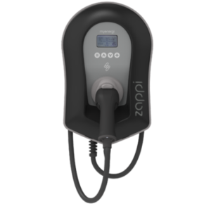 myenergi Zappi Eco-Smart EV Charge Point 22kW 3 Phase Type 2 Tethered - Black